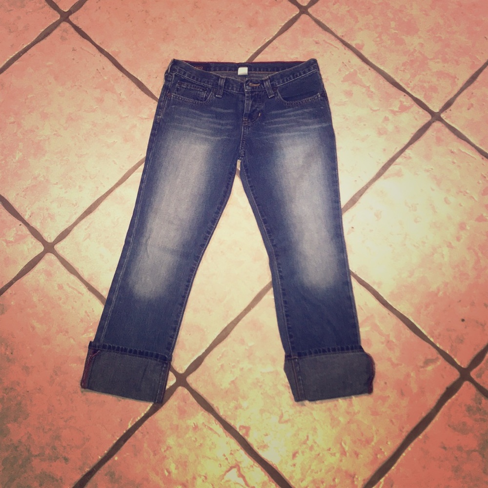 Abercrombie and Fitch Cropped Jeans - Size 0